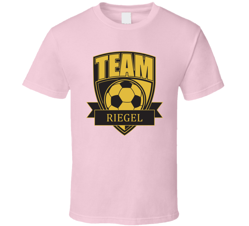 Team Riegel Last Name Soccer T Shirt