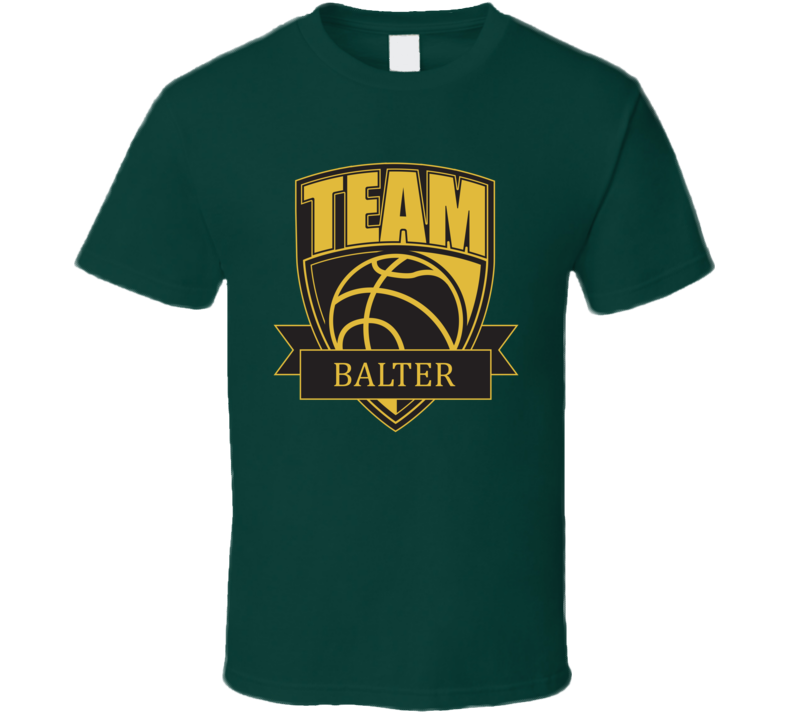 Team Balter Last Name Basketball T Shirt