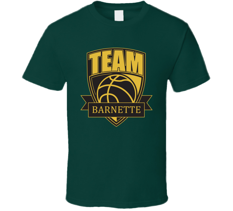 Team Barnette Last Name Basketball T Shirt