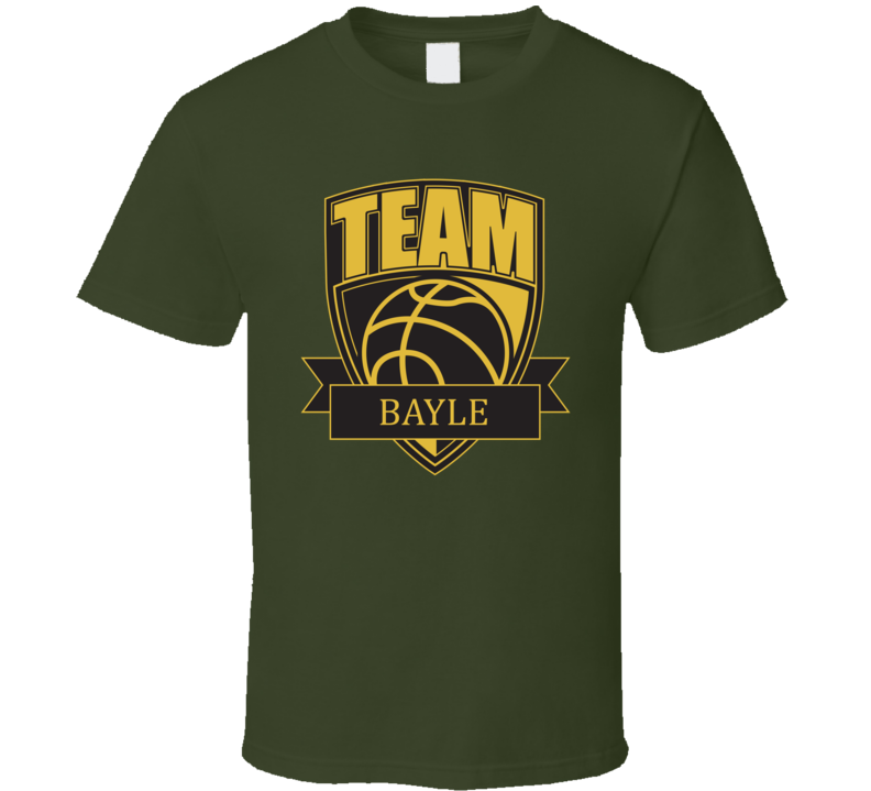 Team Bayle Last Name Basketball T Shirt