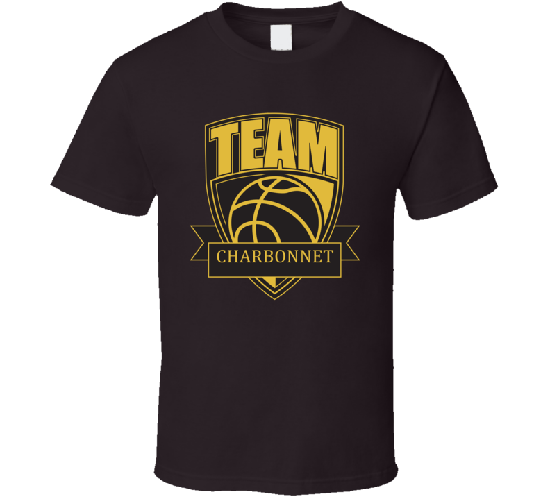 Team Charbonnet Last Name Basketball T Shirt