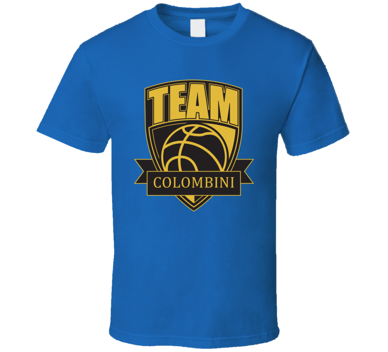 Team Colombini Last Name Basketball T Shirt