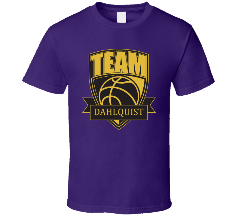 Team Dahlquist Last Name Basketball T Shirt