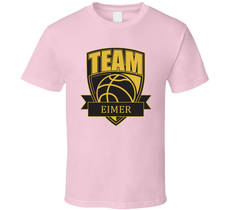 Team Eimer Last Name Basketball T Shirt