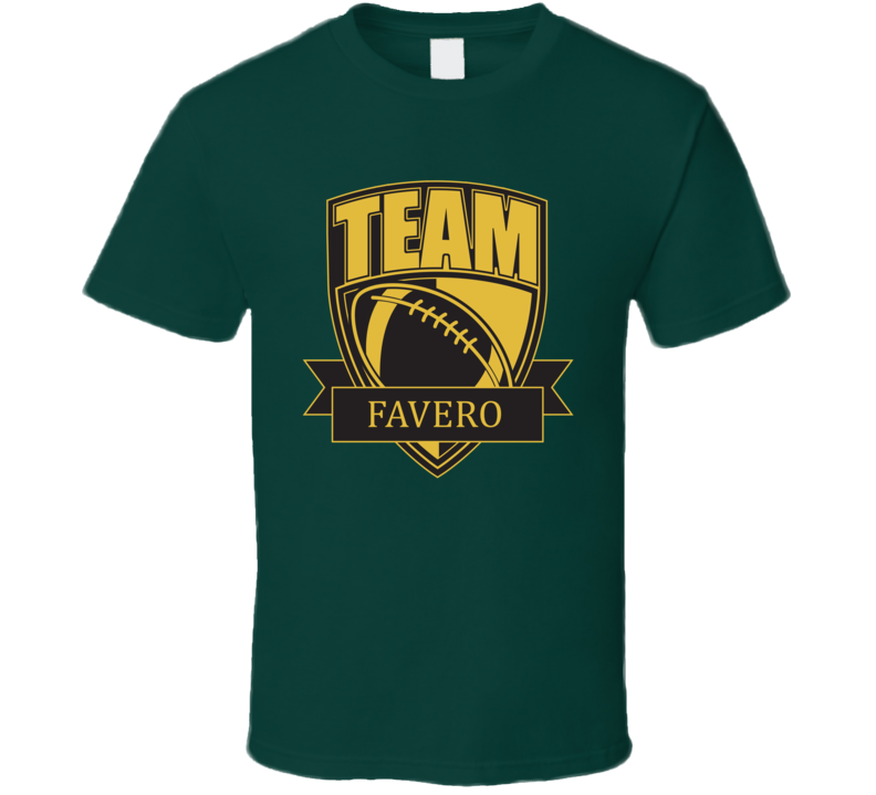 Team Favero Last Name Football T Shirt