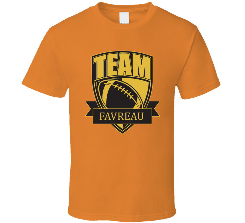 Team Favreau Last Name Football T Shirt
