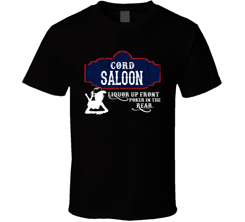 Cord Saloon First Name T Shirt