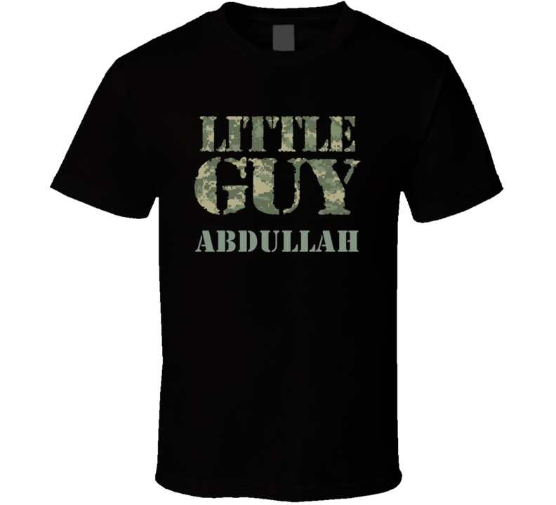 Little Guy Abdullah Personalized Name T Shirt