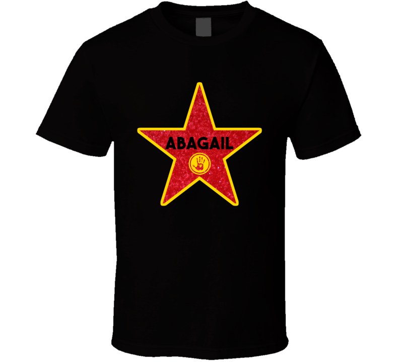 Abagail Hollywood Walk Of Fame Star Name T Shirt