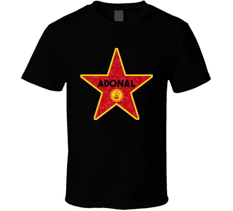 Adonal Hollywood Walk Of Fame Star Name T Shirt