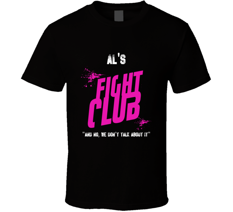 Al Fight Club Parody T Shirt Al Fight Club Parody T Shirt
