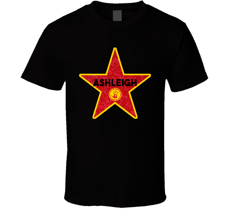 Ashleigh Hollywood Walk Of Fame Star Name T Shirt