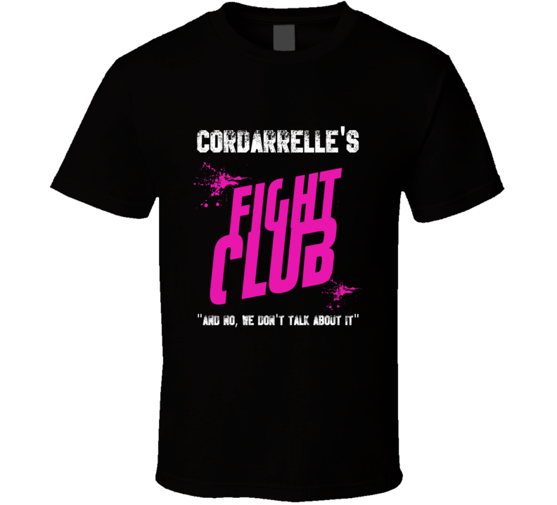 Cordarrelle Fight Club Parody T Shirt Cordarrelle Fight Club Parody T Shirt