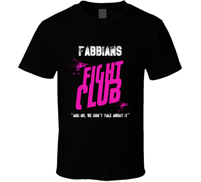 Fabbians Fight Club Parody T Shirt