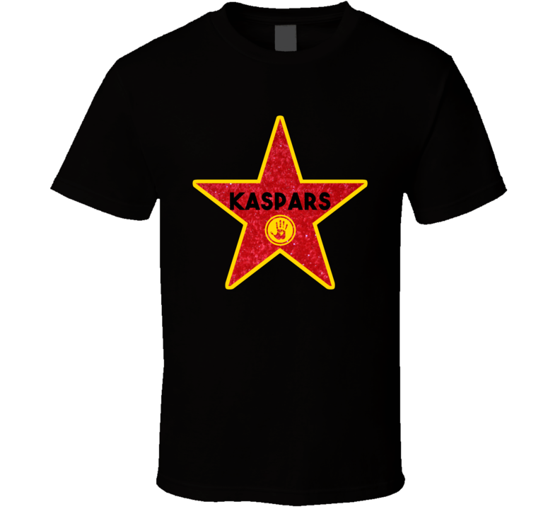 Kaspars Hollywood Walk Of Fame Star Name T Shirt