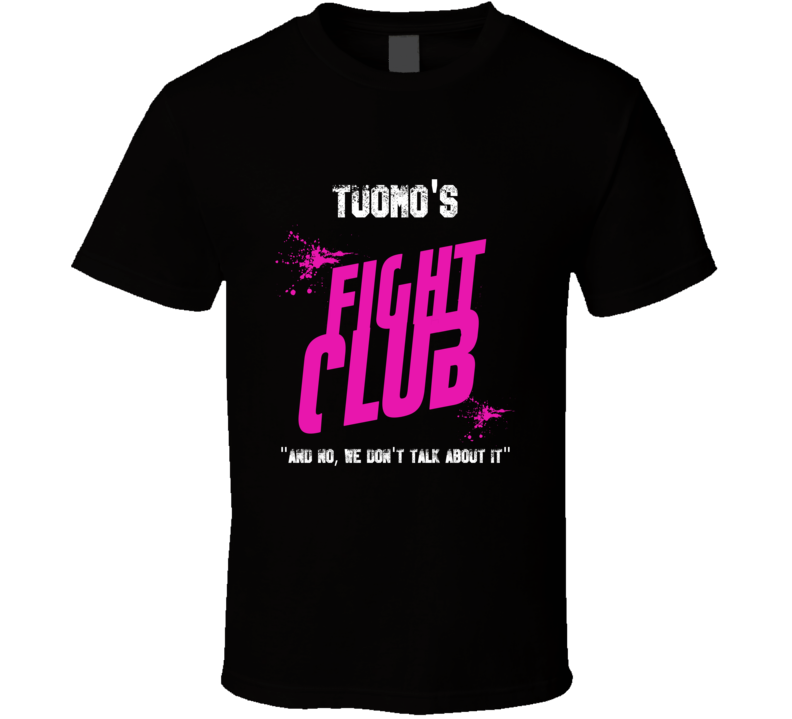 Tuomo Fight Club Parody T Shirt Tuomo Fight Club Parody T Shirt