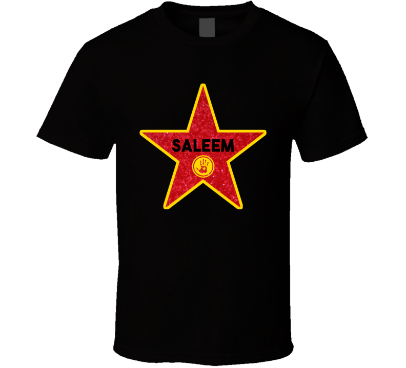 Saleem Hollywood Walk Of Fame Star Name T Shirt Saleem Hollywood Walk Of Fame Star Name T Shirt