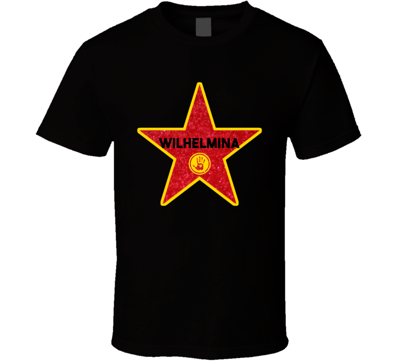 Wilhelmina Hollywood Walk Of Fame Star Name T Shirt