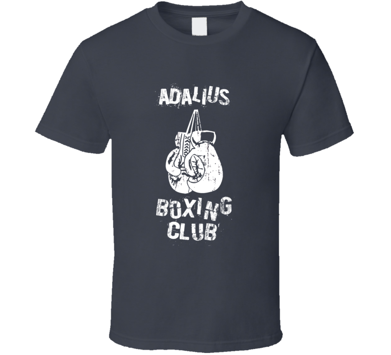 Adalius Boxing Club First Name T Shirt