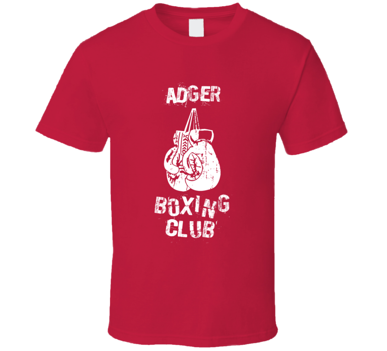 Adger Boxing Club First Name T Shirt