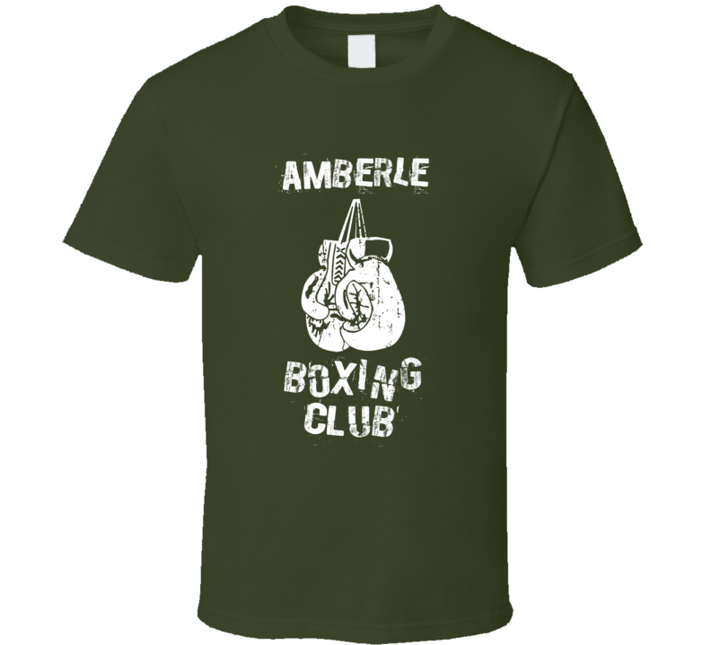 Amberle Boxing Club First Name T Shirt