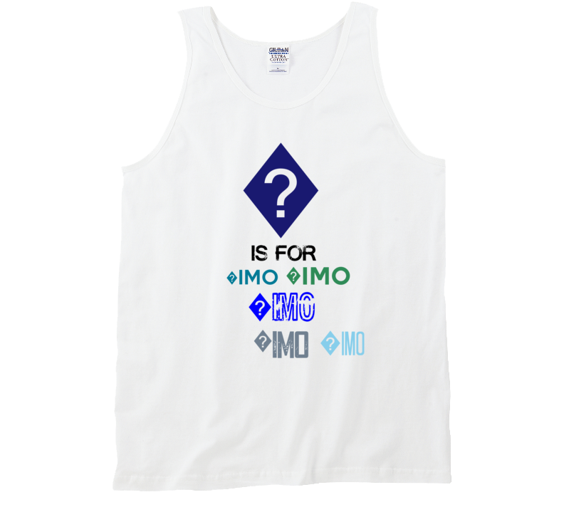 ? Is For ?imo Cool Personalized Name Alphabet Collage Tank Top ? Is For ?imo Cool Personalized Name Alphabet Collage Tank Top