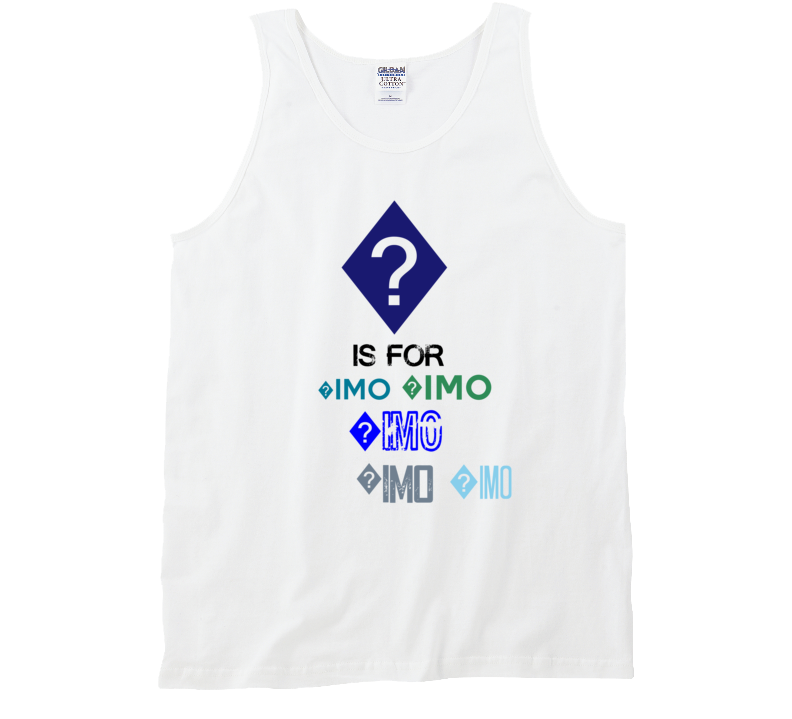 ? Is For ?imo Cool Personalized Name Alphabet Collage Tank Top