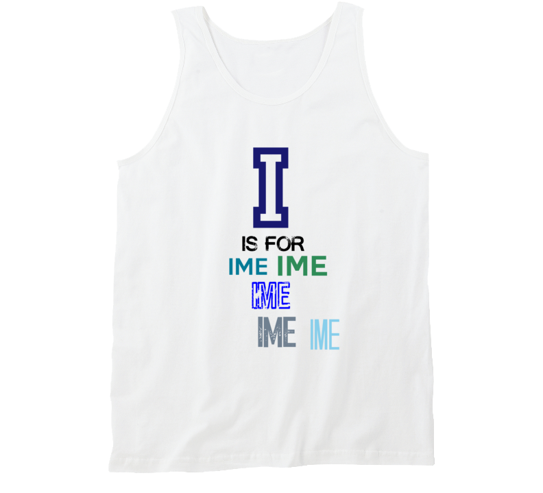 I Is For Ime Cool Personalized Name Alphabet Collage Tank Top I Is For Ime Cool Personalized Name Alphabet Collage Tank Top