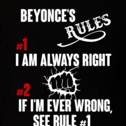 Beyonce Funny Rules T Shirt 10091299