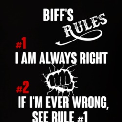 Biff Funny Rules T Shirt 10091337
