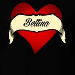 Heart Bettina Tattoo Name T Shirt 10999822
