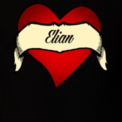 Heart Elian Tattoo Name T Shirt 11014685