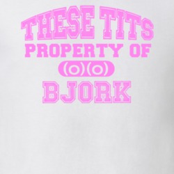 These Tits Are Property Of Bjork Name T Shirt 9114138