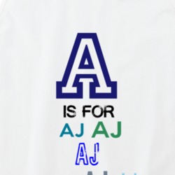 A Is For Aj Cool Personalized Name Alphabet Collage Tank Top 9861519