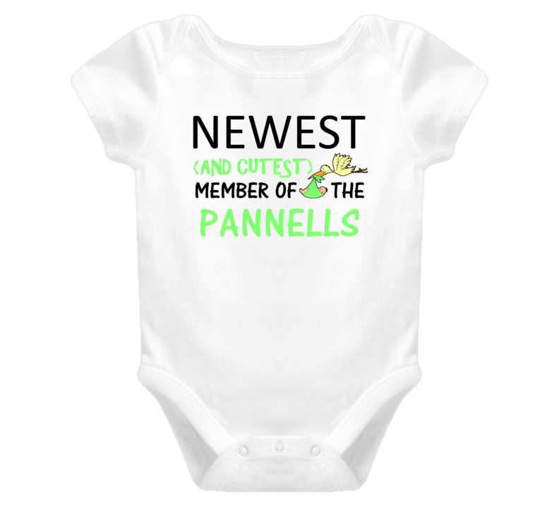 Newest And Cutest Member Of The Pannells Last Name T Shirt Newest And Cutest Member Of The Pannells Last Name T Shirt
