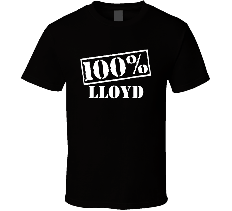 Lloyd 100 Percent Name T Shirt