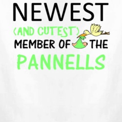 Newest And Cutest Member Of The Pannells Last Name T Shirt 10701493