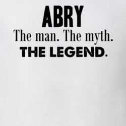 Abry The Man The Myth The Legend Name T Shirt 11076535