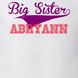 Abryann Big Sister Name Sports T Shirt 11144466