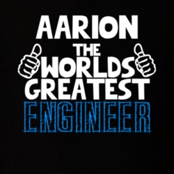 Aarion The Worlds Greatest Engineer Job Name T Shirt 11233233