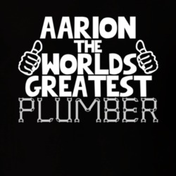 Aarion The Worlds Greatest Plumber Job Name T Shirt 11233260