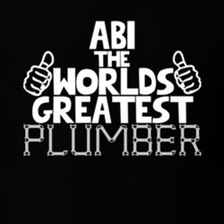 Abi The Worlds Greatest Plumber Job Name T Shirt 11233324