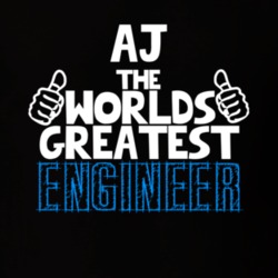Aj The Worlds Greatest Engineer Job Name T Shirt 11233683