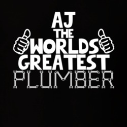 Aj The Worlds Greatest Plumber Job Name T Shirt 11233722