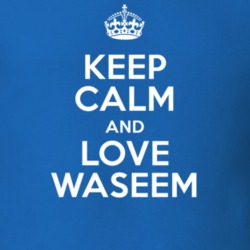 Waseem Keep Calm And Love Parody Custom Name T Shirt 5670865