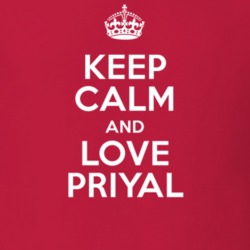 Priyal Keep Calm And Love Parody Custom Name T Shirt 5671014
