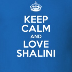 Shalini Keep Calm And Love Parody Custom Name T Shirt 5676230