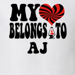 My Heart Belongs Love Aj T Shirt 9665735