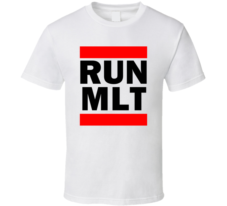 Run MLT Malta Funny Graphic Patriotic Parody T Shirt