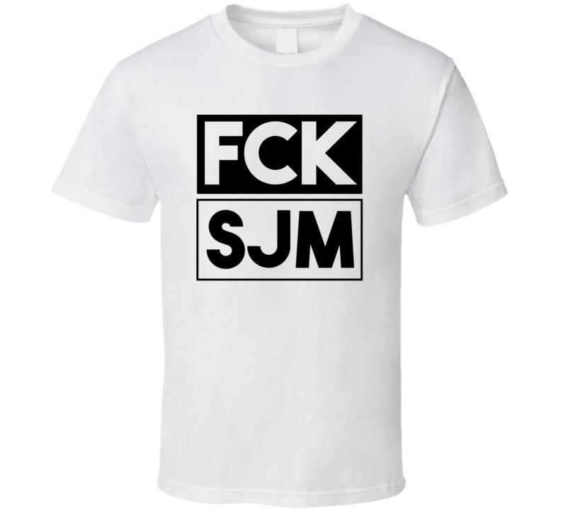 Fck SJM Svalbard and Jan Mayen Funny Graphic Patriotic T Shirt